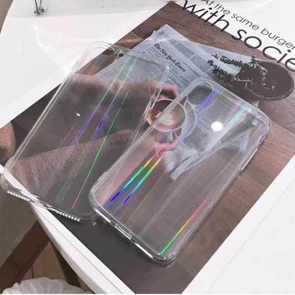 NEW Clear Holographic Laser Rainbow Case - Picture 5 of 6